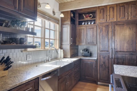 Rinse your dishes with a view