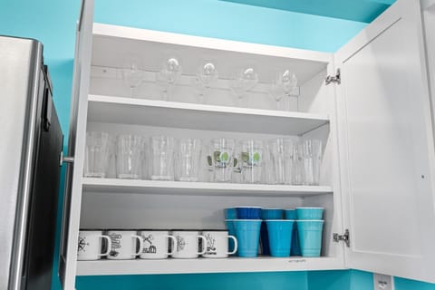 Quench your thirst with our selection of extra cups and glasses, ready to enhance your beverage experience.