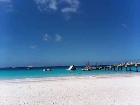 On the beach