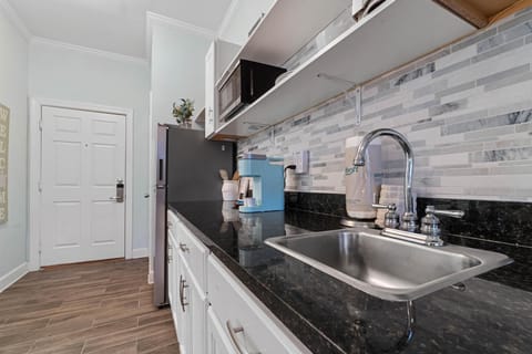 Kitchenette with full size refrigerator