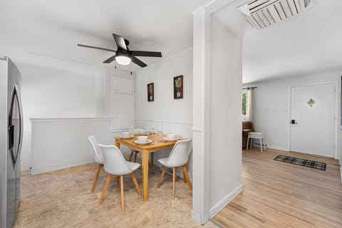 Kitchen and living room are side-by-side on the main floor