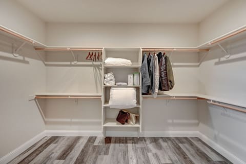 Large master walk-in closet