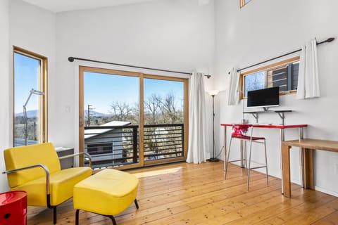 3rd bedroom is set up as a home office