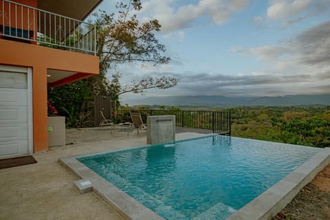 Outdoor pool, an infinity pool