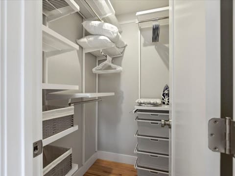 Master bedroom walk-in closet.