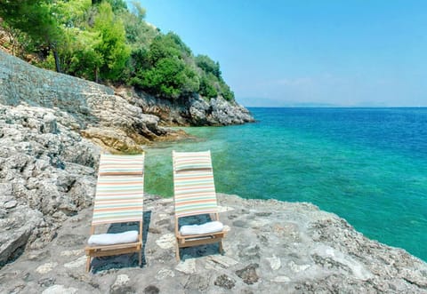 Sun loungers, beach towels