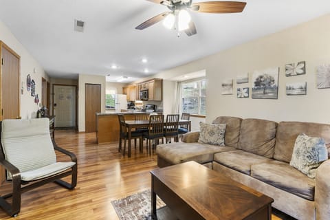 Relax and unwind in style in your beautifully decorated living area