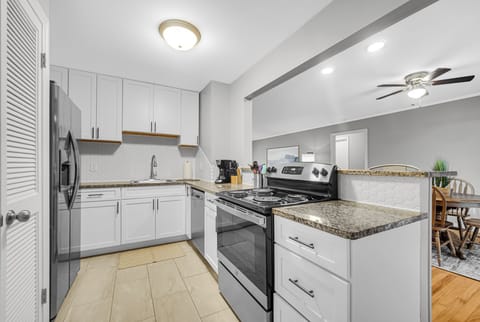 Spacious Kitchen with Full Sized appliances and Dishwasher