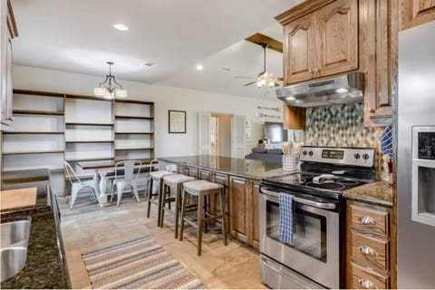 Updated kitchen so you feel right at home at the beach!