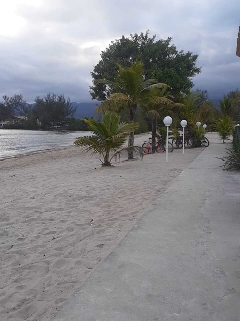 On the beach