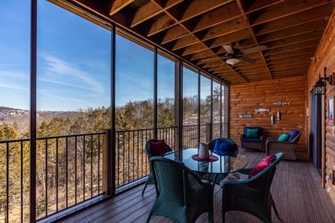 Upstairs Screened In Back Deck