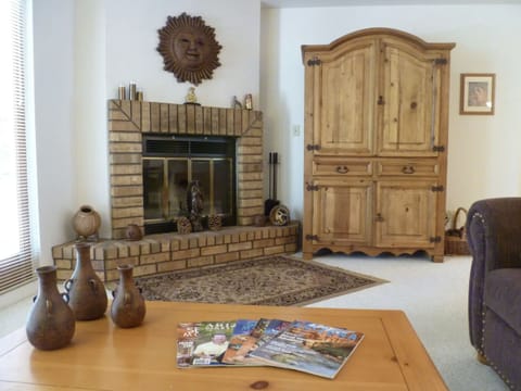 Right side of Living Room with TV Armoire
