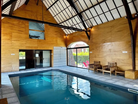 Indoor pool, a heated pool