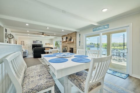 Large dining room area