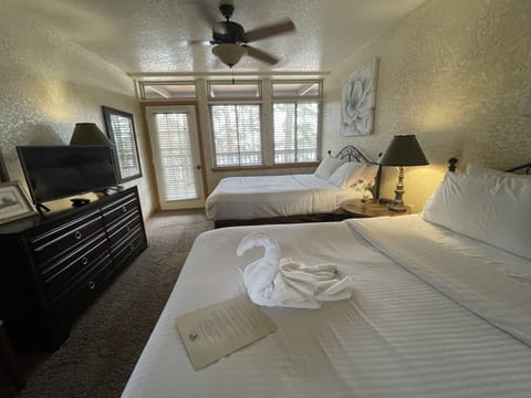 Screen, TV, Indoors, Lamp, Bed