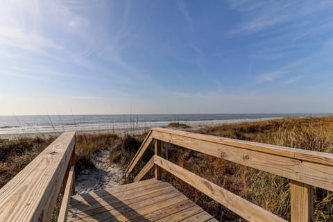 On the beach