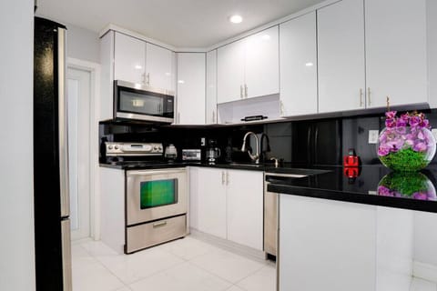 Fully equipped kitchen with complete set of cookware