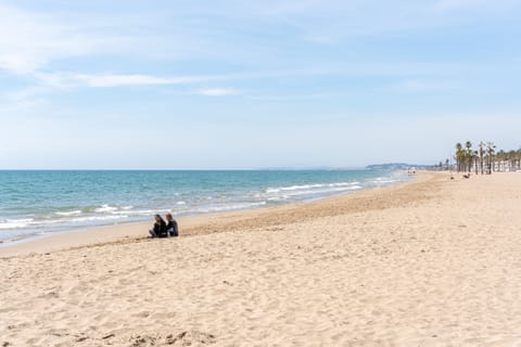 On the beach