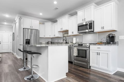 Start your day at the breakfast bar before heading out to explore.