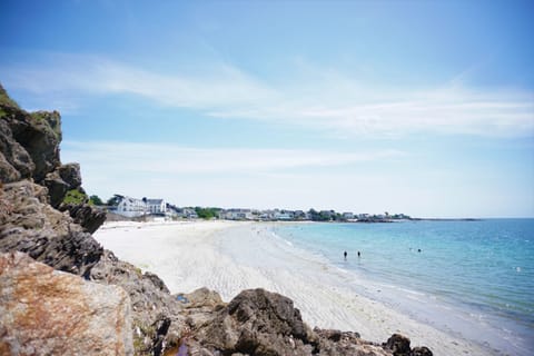 On the beach