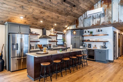 Pull up a seat at the kitchen island