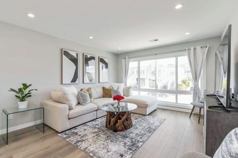 Relax on large sofa! 