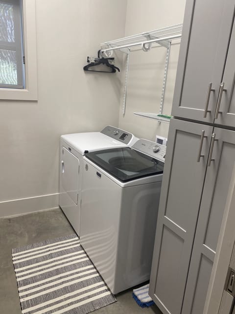 New washer and dryer