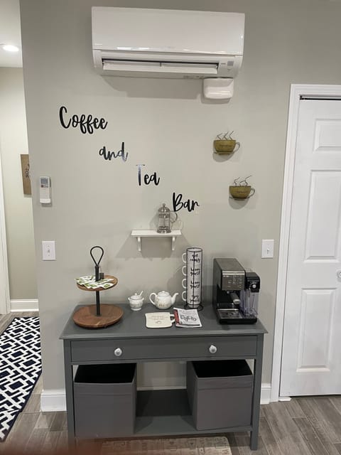 Coffee bar in kitchen