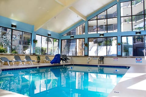 Indoor pool, outdoor pool