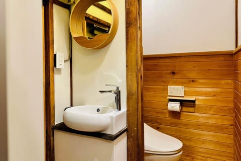 Amenities for bathing are available.