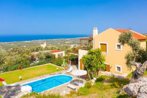 Beautiful villa with private pool, terrace, and garden with sea views