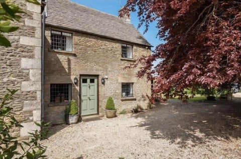 Parking area and front door