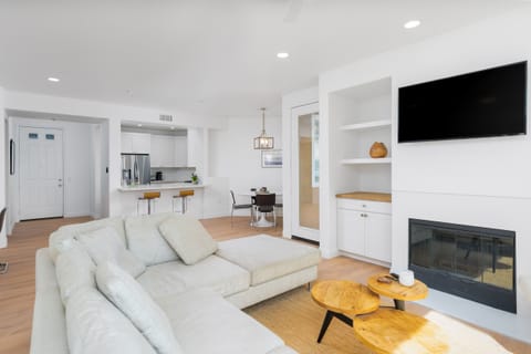 Plenty of space to be cooking and entertaining with the open concept living area.