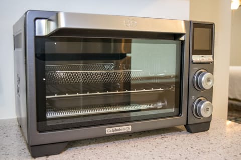 Toaster Oven available for your convenience.