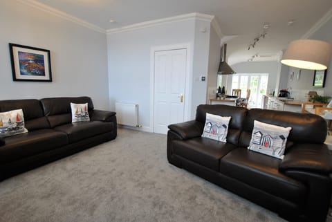 Spacious and comfortable lounge