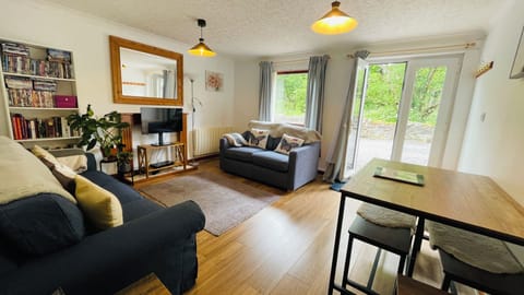 Spacious living room- Netflix, WIFI, DVDs and books collection.