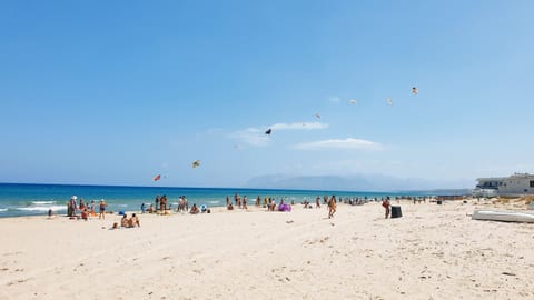 On the beach