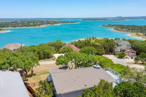 Drone footage above the house to show Canyon Lake views!