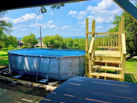 Onsite 15 x 10 x 4.25' deep pool available through December 15th each year. Closed Dec 15th through March 1st when we re-open the pool for warmer weather. Enjoy partial sun in the pool, and shade below the decks.