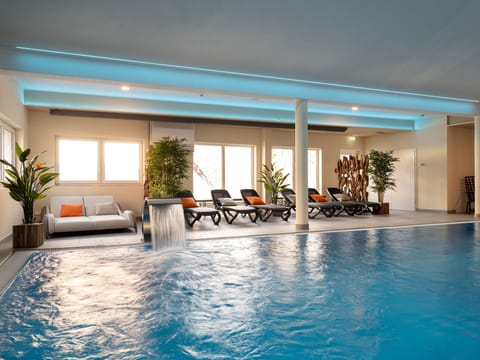 Indoor pool, a heated pool