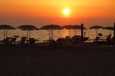 On the beach