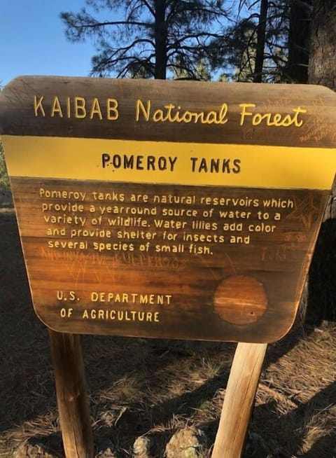 The trail to Pomeroy Tanks is only a 15-20 minute drive from our property.