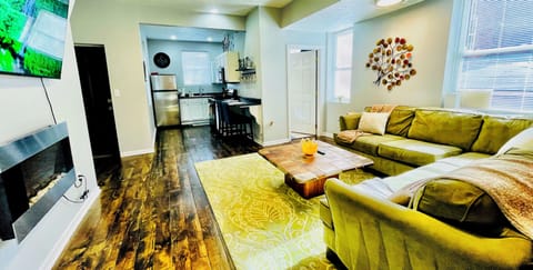 Open floor plan on this floor.