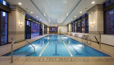 Indoor pool, a heated pool