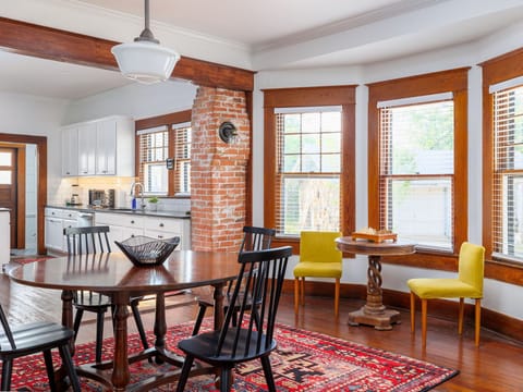 This table will seat 8 or 4! Little game table for some chess or games!