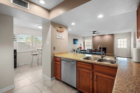 Kitchen with dishwasher