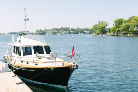 Nearby harbor view