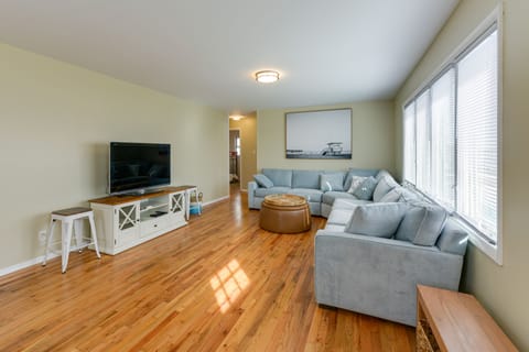 Brigantine Vacation Rental | 1,500 Sq Ft | 3BR | 2BA | Stairs Required