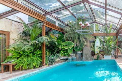 Indoor pool, outdoor pool