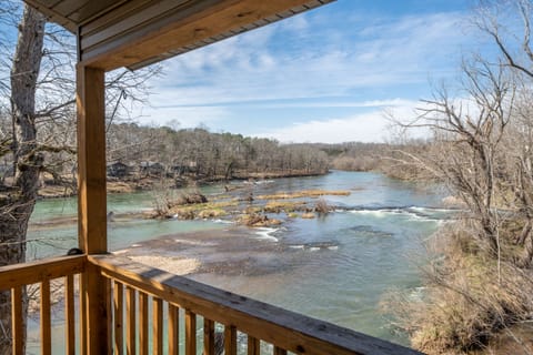 Your view of gorgeous Rio Vista Falls. Right off the back deck!